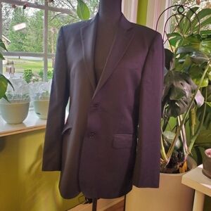 Zegna Cloth Saks Men's Suit Jacket (Black)